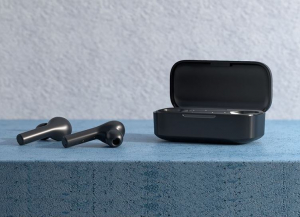QCY T5 TWS Bluetooth mikrofonos fülhallgató fekete